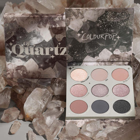 Side view of ColourPop Of Quartz Eyeshadow Palette packaging
