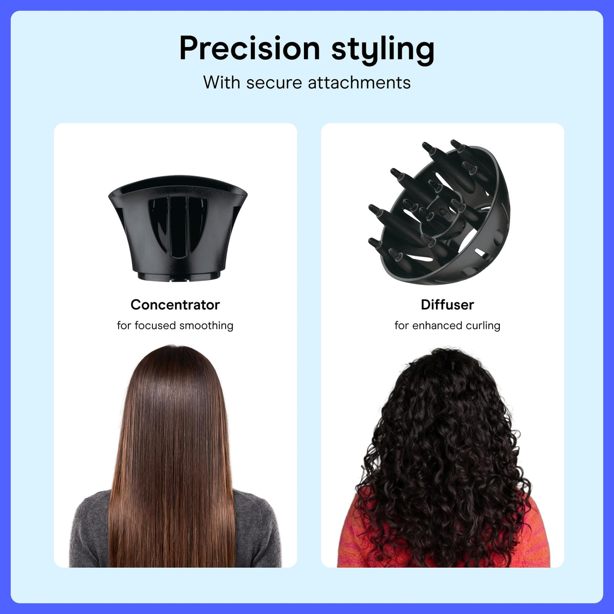 Side view of Conair Hair Dryer showcasing ergonomic grip