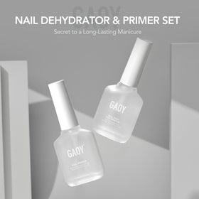 Side view of GAOY Nail Dehydrator and Primer bottles