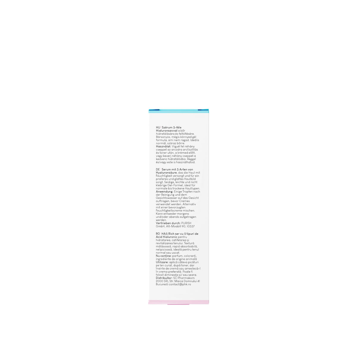 Side view of Geek & Gorgeous HA 5 Rich Serum bottle