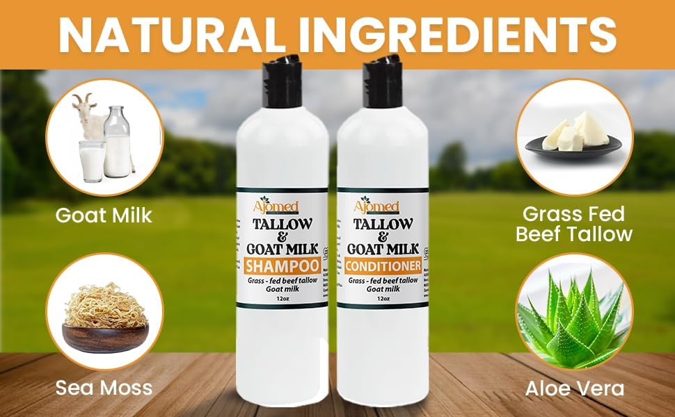 Side view of Generic Beef Tallow Conditioner 12oz bottle