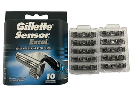 Side view of Gillette Sensor Excel Razor Blades pack