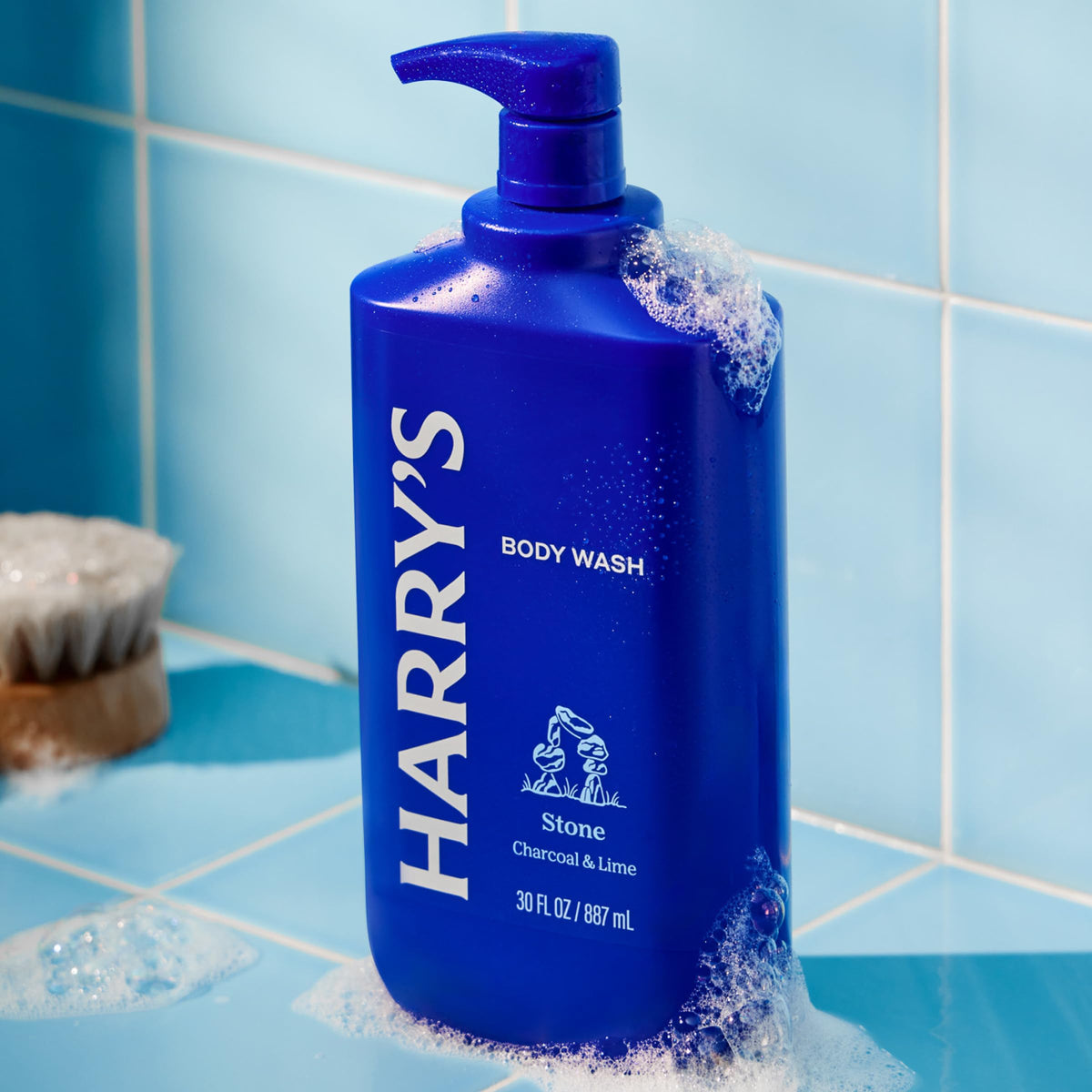 Side view of Harry's Men's Body Wash Stone 30 fl oz