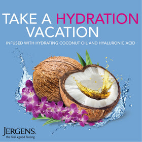 Side view of Jergens Wet Skin Body Moisturizer with Coconut Oil