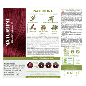 Side view of Naturtint 5R Hair Color packaging