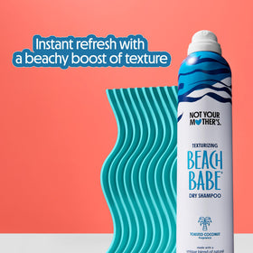 Side view of Not Your Mother's Beach Babe Jumbo Dry Shampoo can