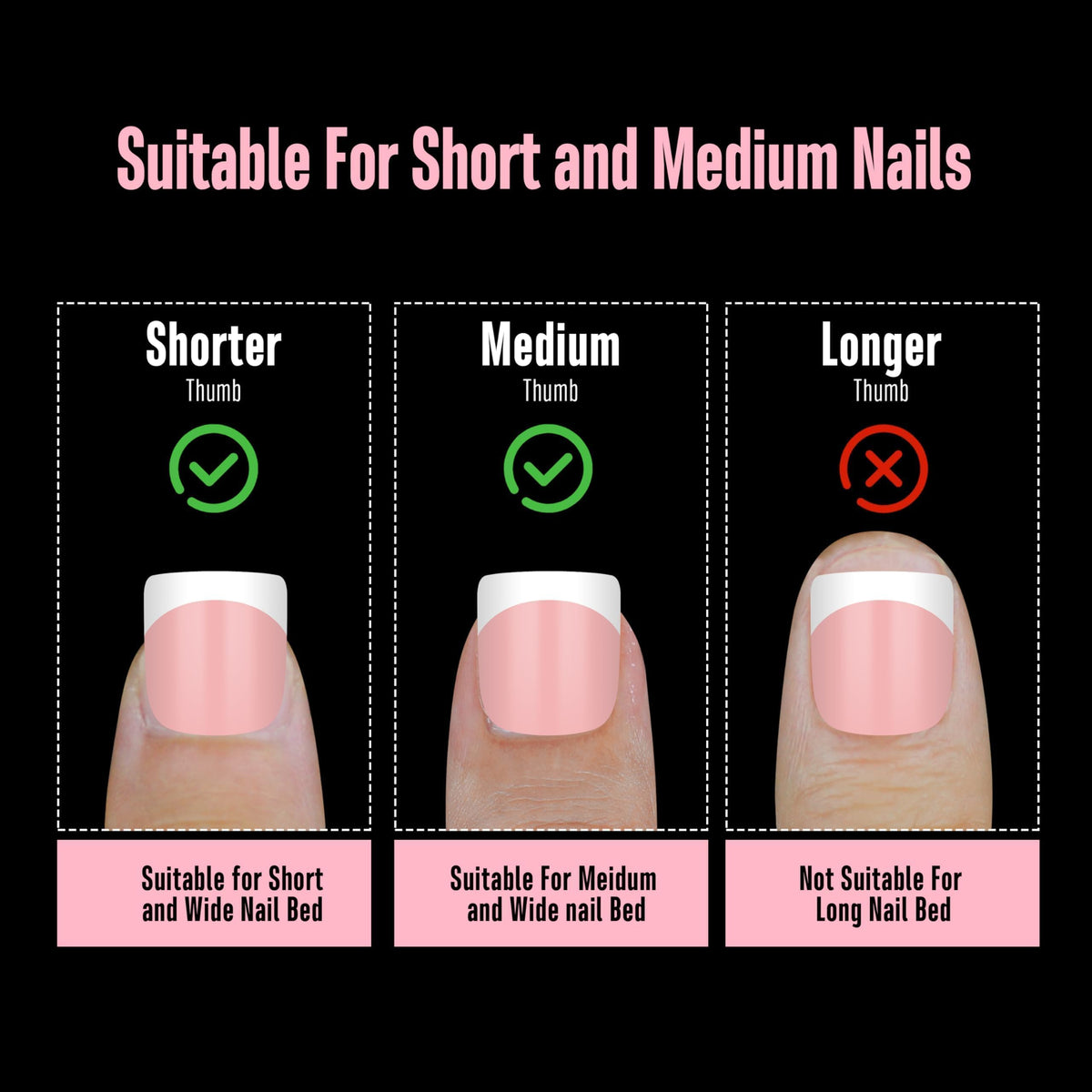 Side view of NOVO OVO nail tips showcasing the soft gel material
