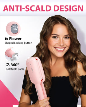 Side view of NOVUS 1.25 Inch Curling Iron