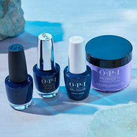 Side view of OPI Nail Lacquer Midnight Mantra bottle