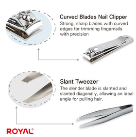 Side view of ROYAL Nose Hair Trimmer with ergonomic design