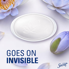Side view of Secret Antiperspirant Deodorant stick