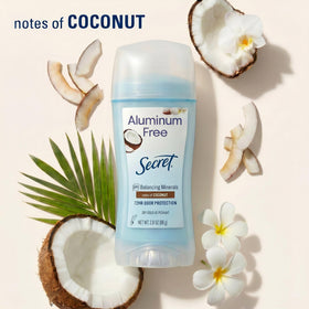 Side view of Secret Deodorant stick