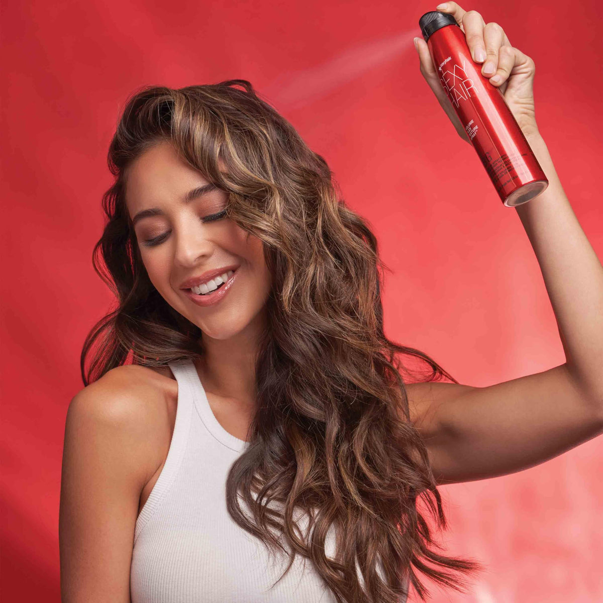 Side view of SexyHair Big Volume Flex Texture Spray 5.8 oz
