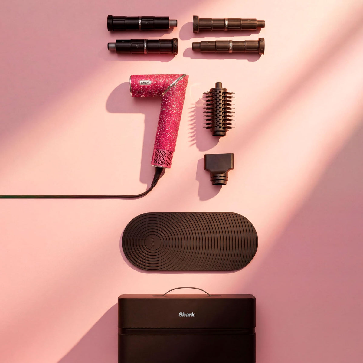 Side view of Shark FlexStyle showing styling wand