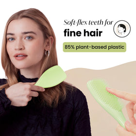 Side view of TANGLE TEEZER Plant-Based Ultimate Detangler Brush