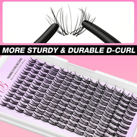 Side view of VEYESBEAUTY Lash Clusters