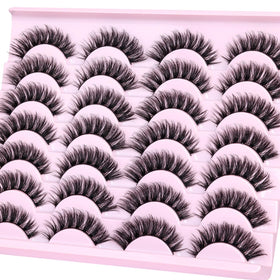 Side view of zanlufly D-Curly False Lashes