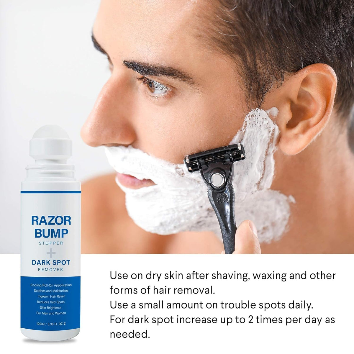 Sielkin Razor Bump Stopper 2-pack packaging
