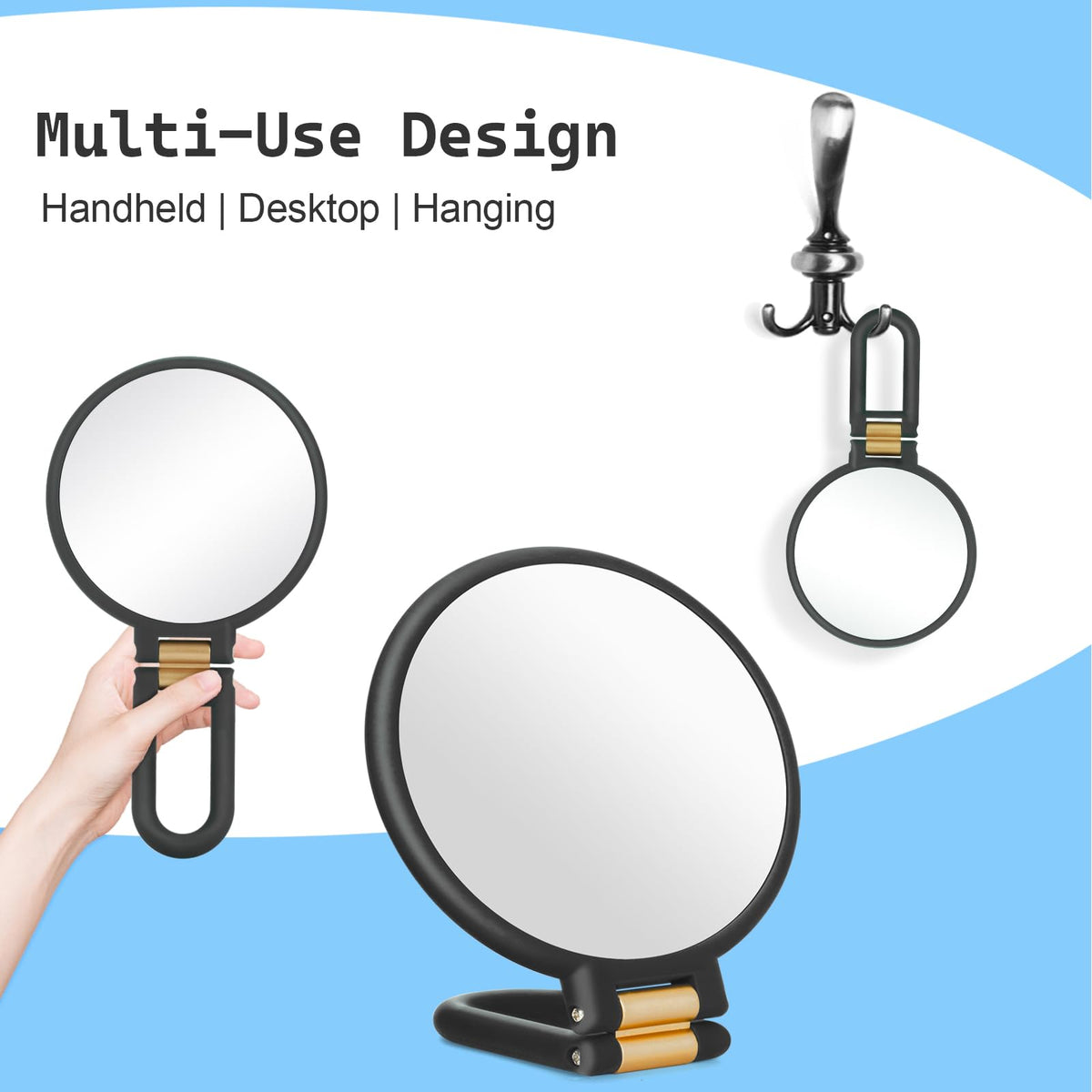 Sifolo 30x Magnifying Mirror compact size folded