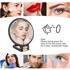 Sifolo 30x Magnifying Mirror in a travel bag