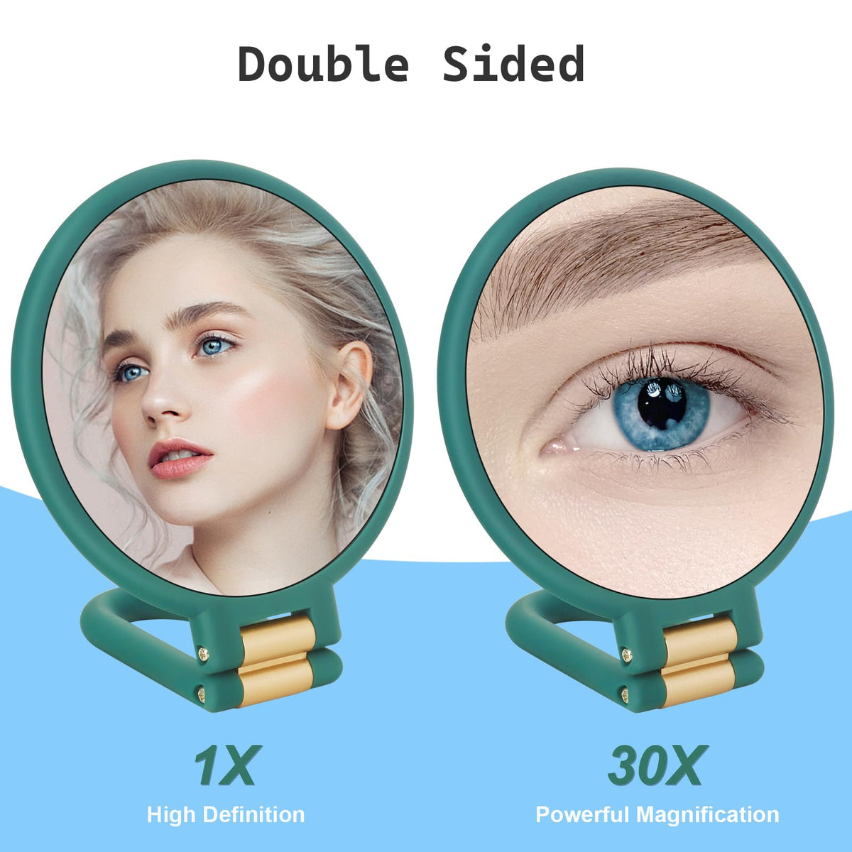 Sifolo 30x Magnifying Mirror showing 1x and 30x sides
