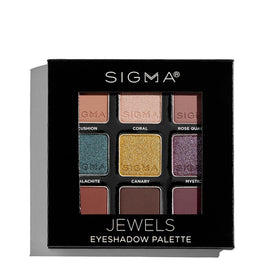 SIGMA BEAUTY Jewels Eyeshadow Palette packaging with clean beauty label