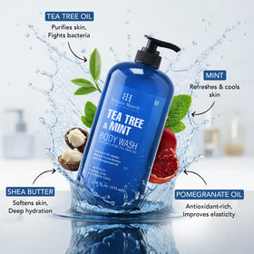 Silicone body brush included with Botanic Hearth body wash