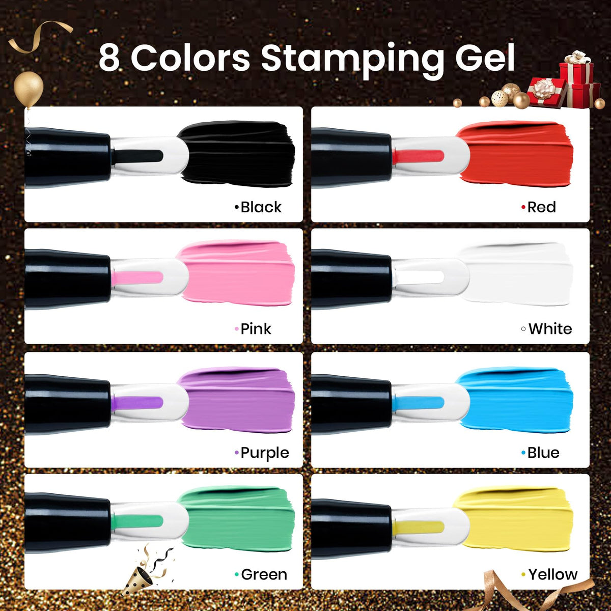 Silicone presser tool included in beetles Nail Stamp Kit