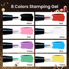 Silicone presser tool included in beetles Nail Stamp Kit