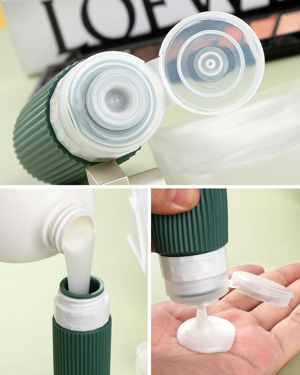 Silicone squeeze bottles from Mrsdry Travel Bottles Kit