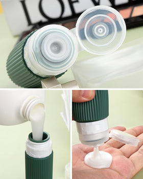 Silicone squeeze bottles from Mrsdry Travel Bottles Kit
