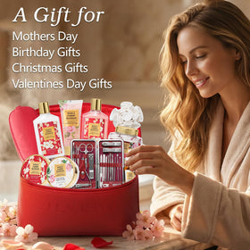 Silk sleep mask included in LILY ROY Spa Gift Set