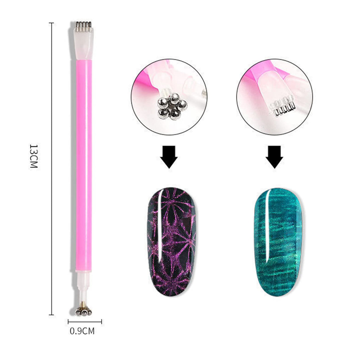 SILPECWEE nail magnet set with packaging