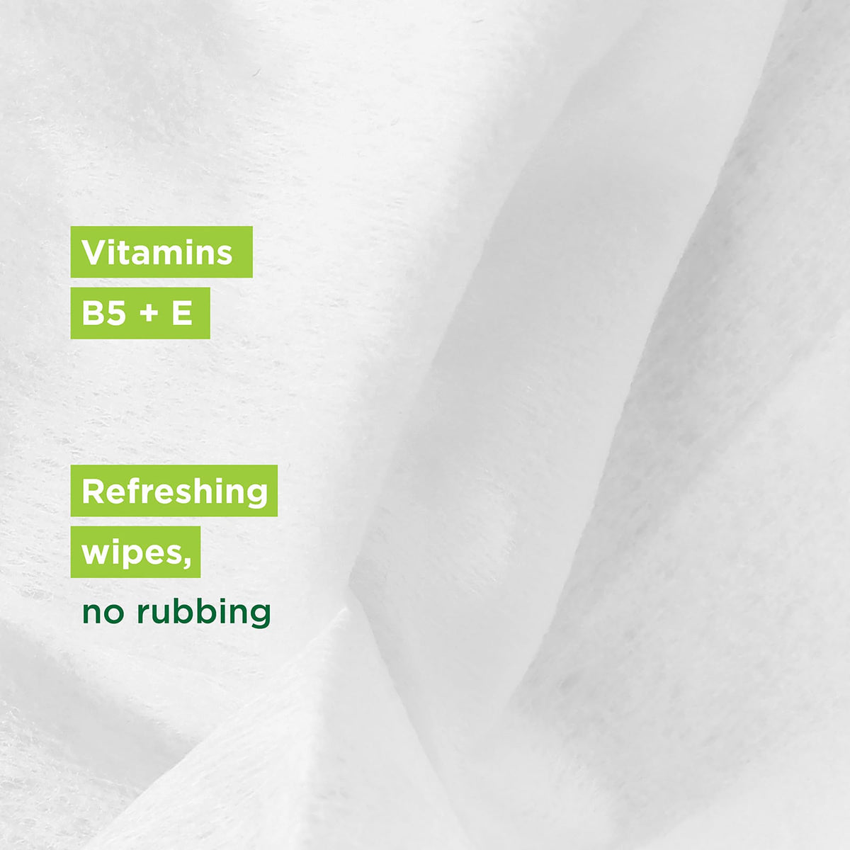 Simple Cleansing Makeup Remover Wipes close-up of a single wipe