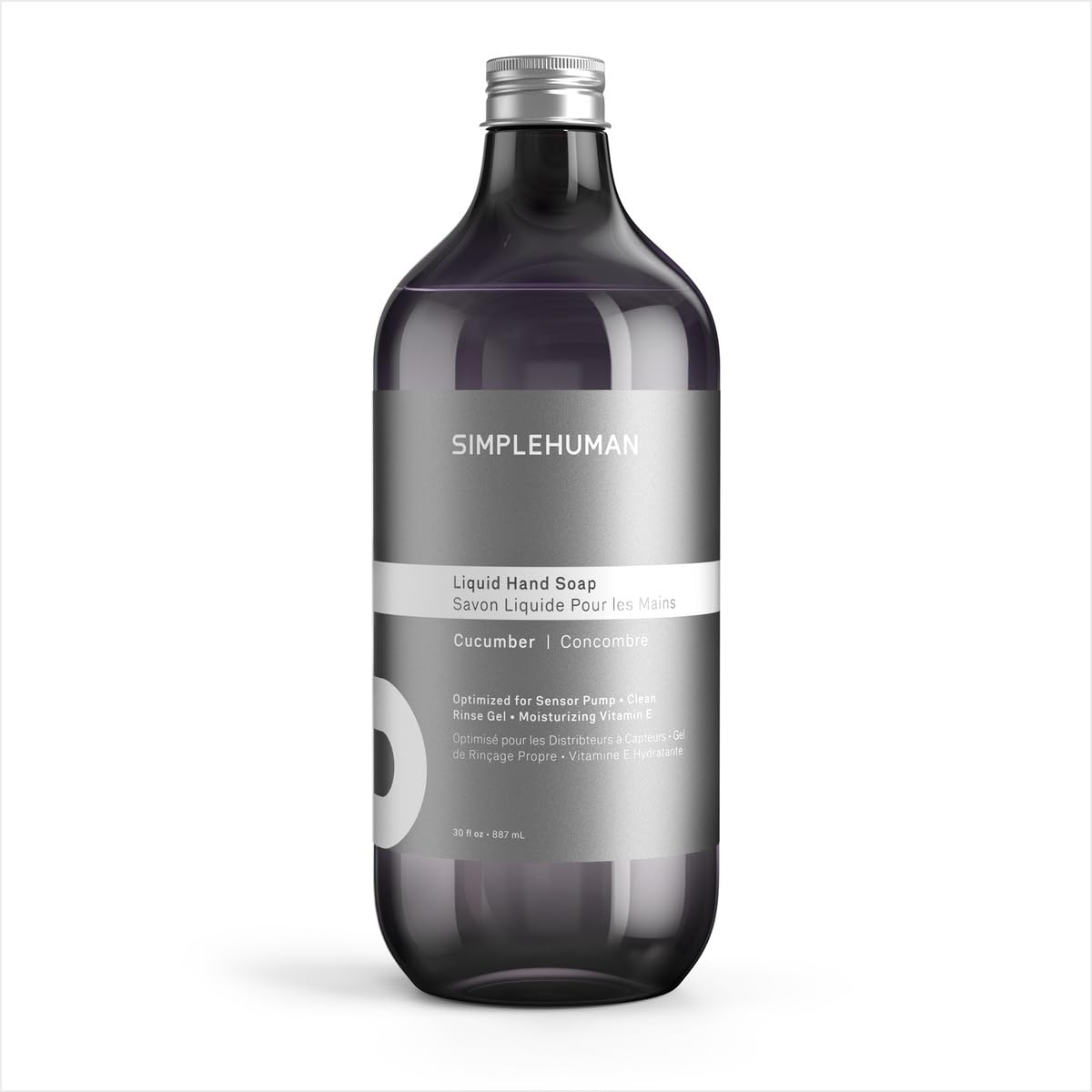 simplehuman Cucumber Liquid Hand Soap Refill 30 fl oz front view