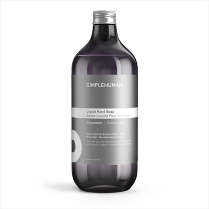 simplehuman Cucumber Liquid Hand Soap Refill 30 fl oz front view