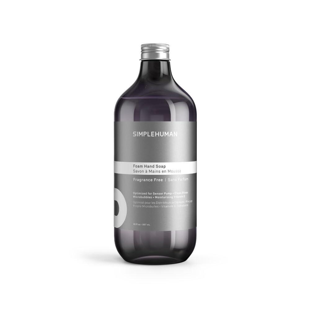simplehuman Fragrance Free Liquid Hand Soap Refill 30 fl oz front view