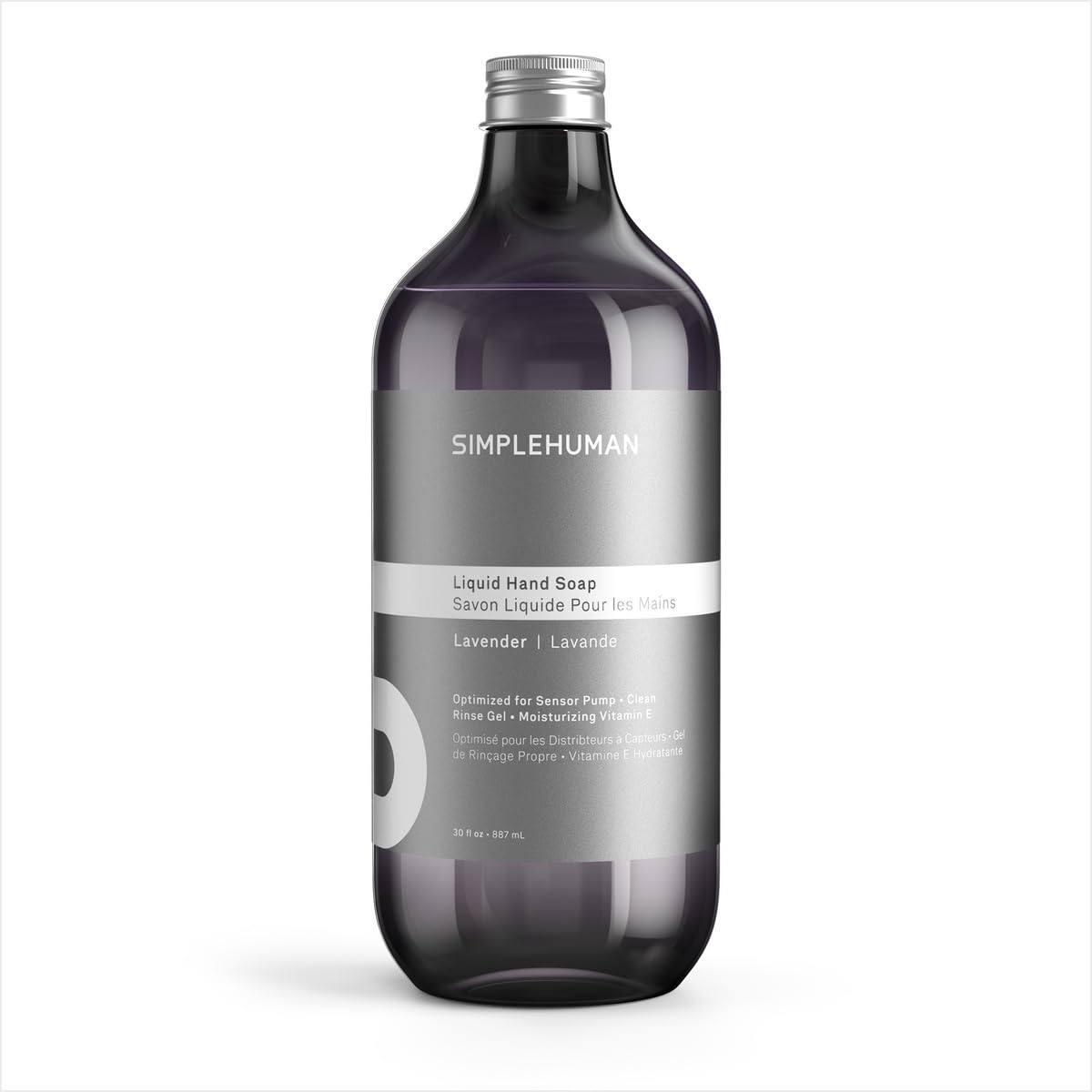 simplehuman Lavender Liquid Hand Soap Refill 30 fl oz front view