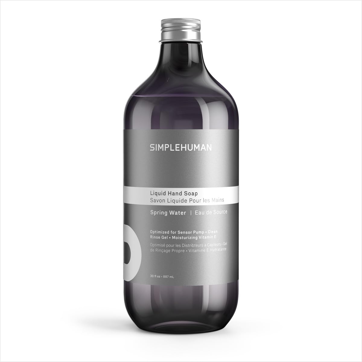 simplehuman Spring Water Liquid Hand Soap Refill 30 fl oz front view