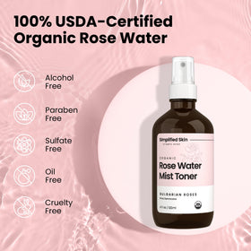 Simplified Skin Rose Water Spray close-up of nozzle
