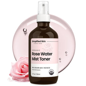 Simplified Skin Rose Water Spray front view 273g bottle