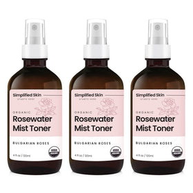 Simplified Skin Rose Water Spray front view with label