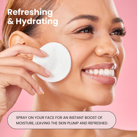 Simplified Skin Rose Water Spray mist application