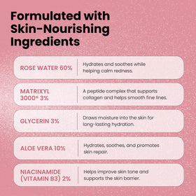 Simplified Skin Rose Water Spray packaging details