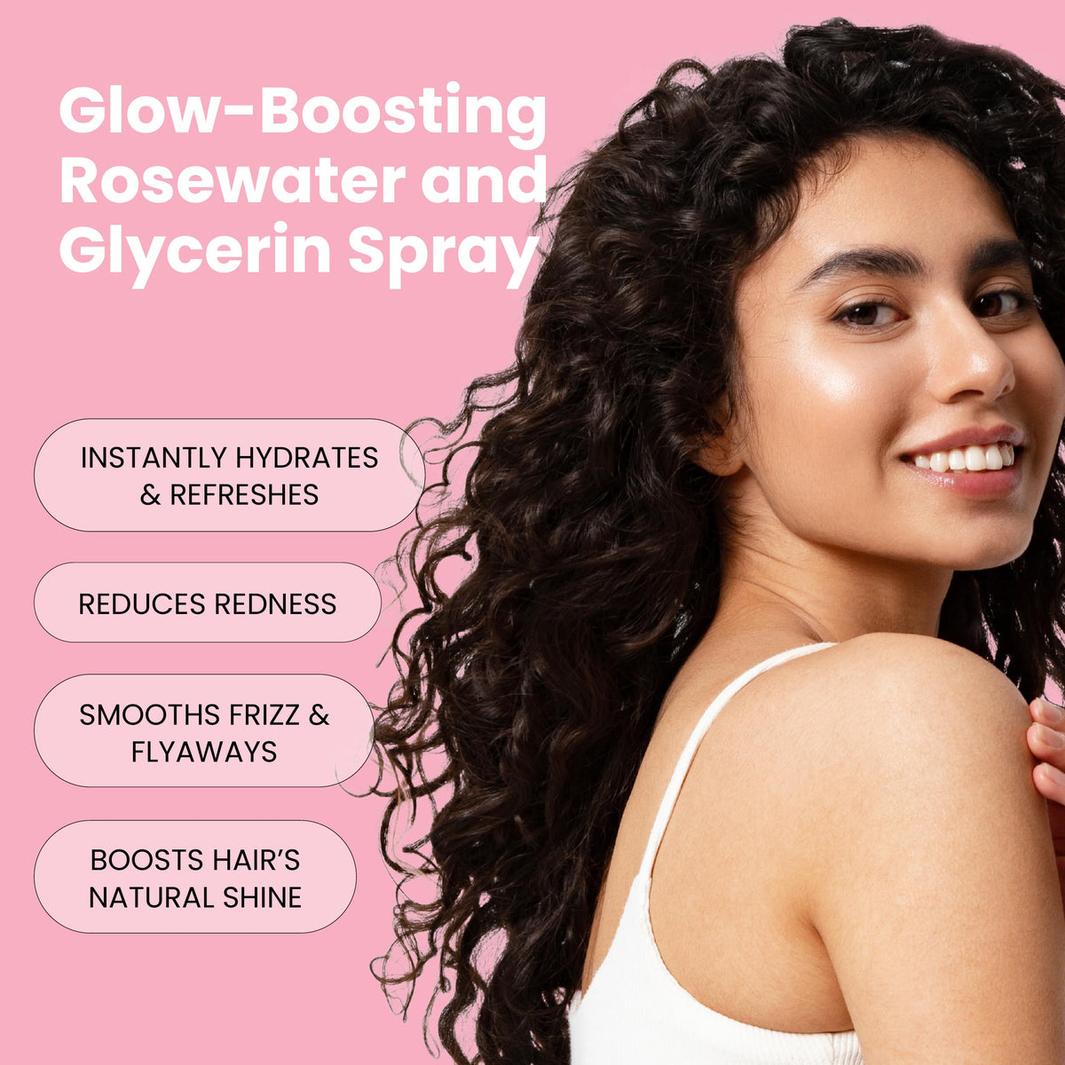 Simplified Skin Rosewater and Glycerin Spray in lifestyle setting