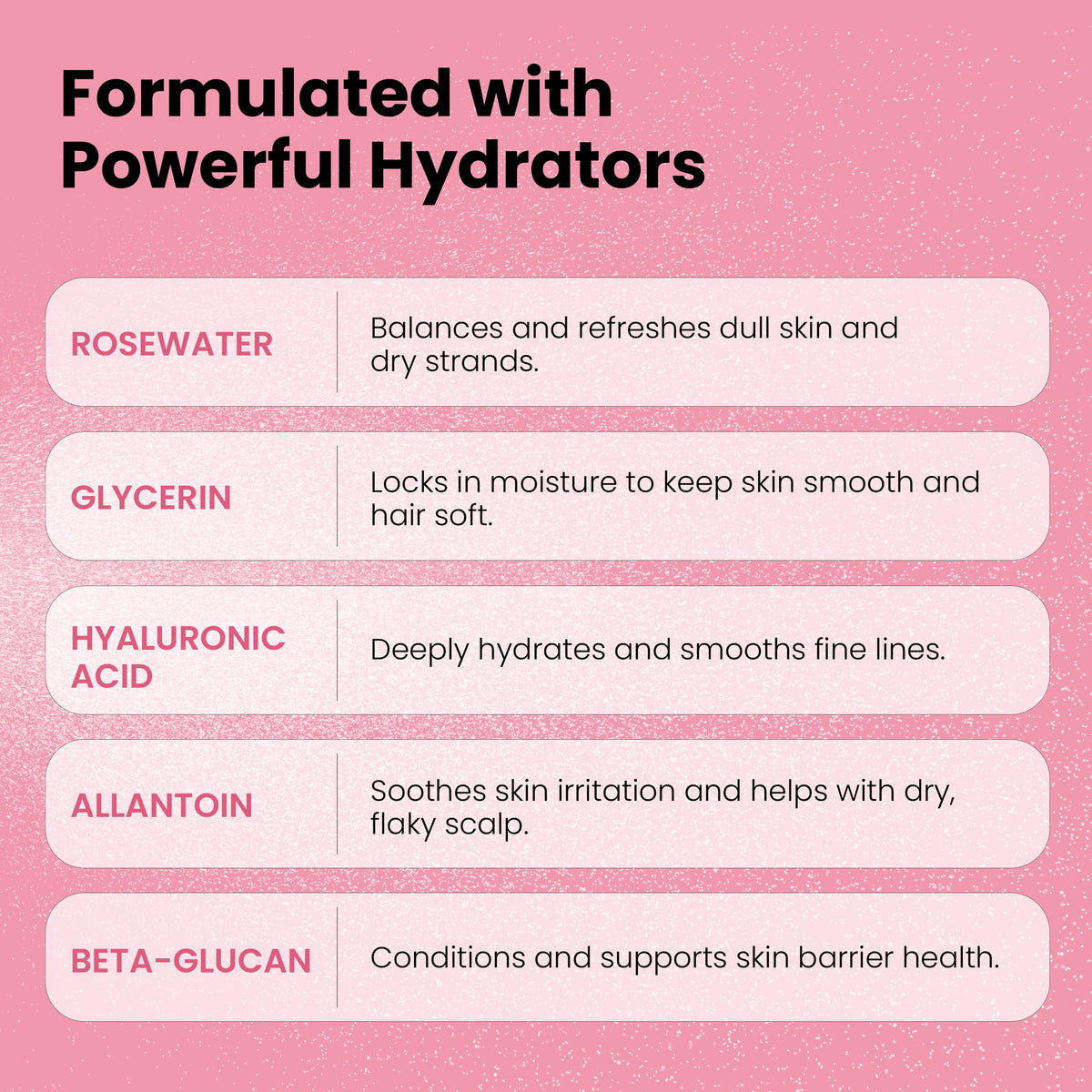 Simplified Skin Rosewater and Glycerin Spray mist application