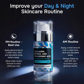 SimplyVital Retinol Collagen Face Serum side view