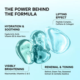 SimplyVital V Line Lifting Mask on a model's neck