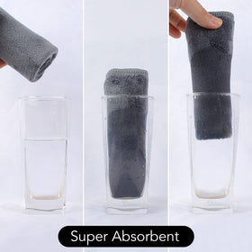 SINLAND Microfiber Facial Cloth in use for makeup removal