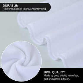 SINLAND Microfiber Facial Cloth in use for makeup removal